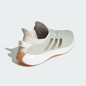 BNWT adidas Women's Mint Green Knit Lace-Up Cloudfoam Sneaker with Gold Accents